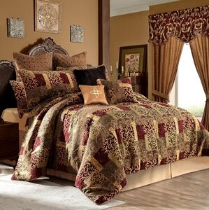 Vintage Patchwork Floral Quilt Blanket